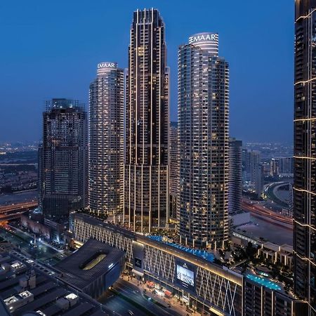 Address Dubai Mall Hotel Exterior foto The Panorama at night