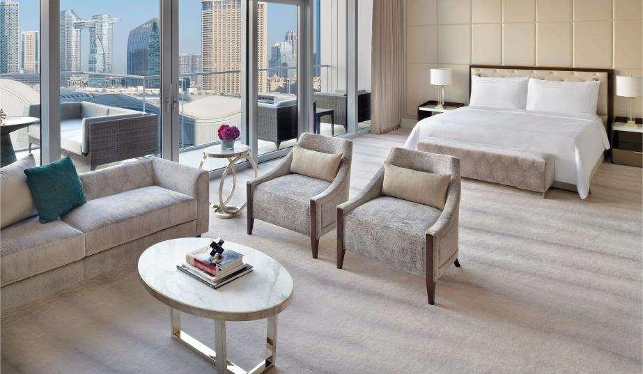 Address Dubai Mall Hotel Quarto foto A suite at the Ritz-Carlton, DIFC