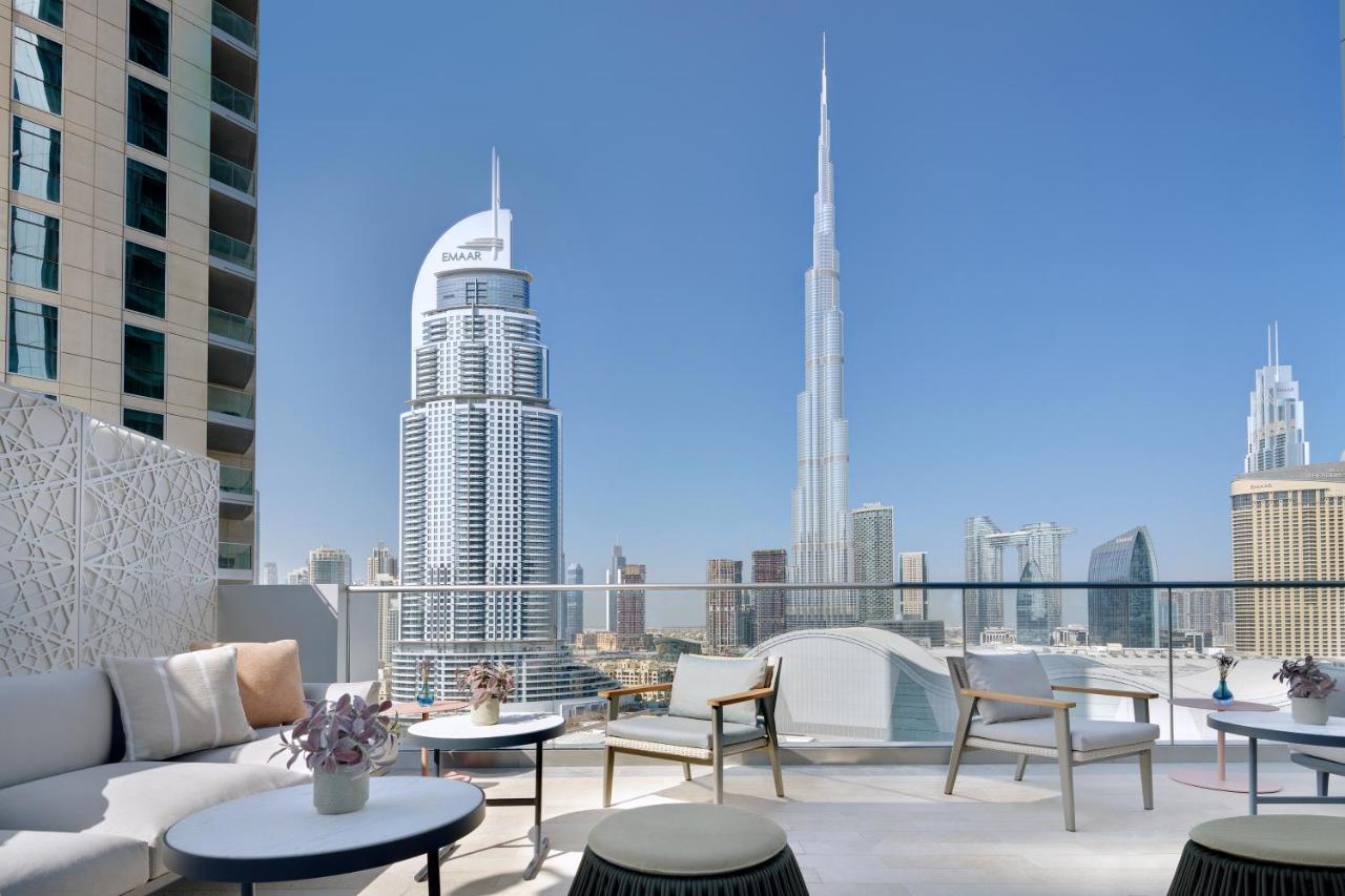 Address Dubai Mall Hotel Exterior foto View from the rooftop